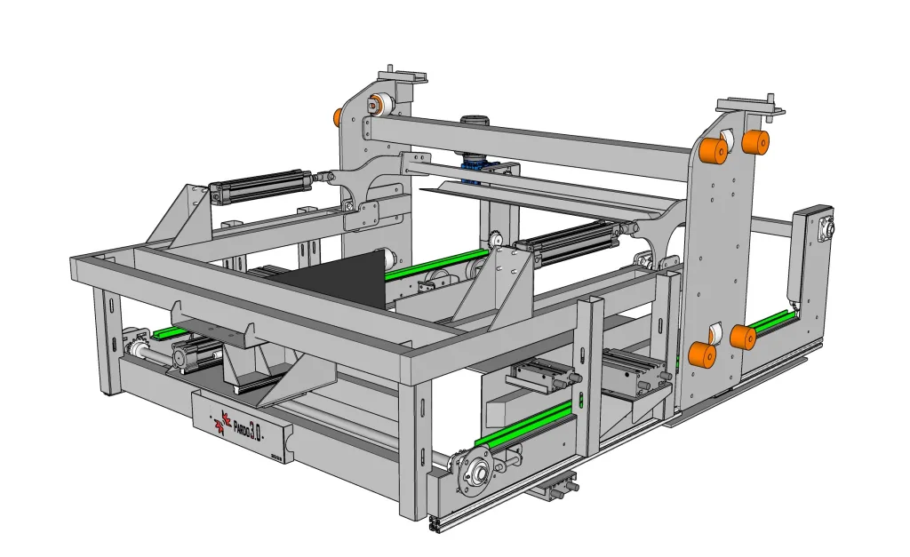 Paletizador de bandeja 1 vista garra 2